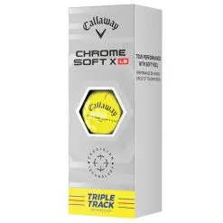 Callaway Chrome Soft X LS Triple Track Golf Balls - Yellow / Dozen -All Wedges Shop callaway chromesoft x ls tripletrack yellow 5