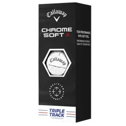 Callaway Chrome Soft X Triple Track Golf Balls - White / Dozen 11 Callaway Chrome Soft X Triple Track Golf Balls - White / Dozen -All Wedges Shop callaway chromesoft x tripletrack white 5