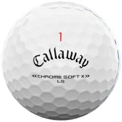 Callaway Chrome Soft X LS Triple Track Golf Balls - White / Dozen -All Wedges Shop callaway chromesoftX LS tripletrack white 1