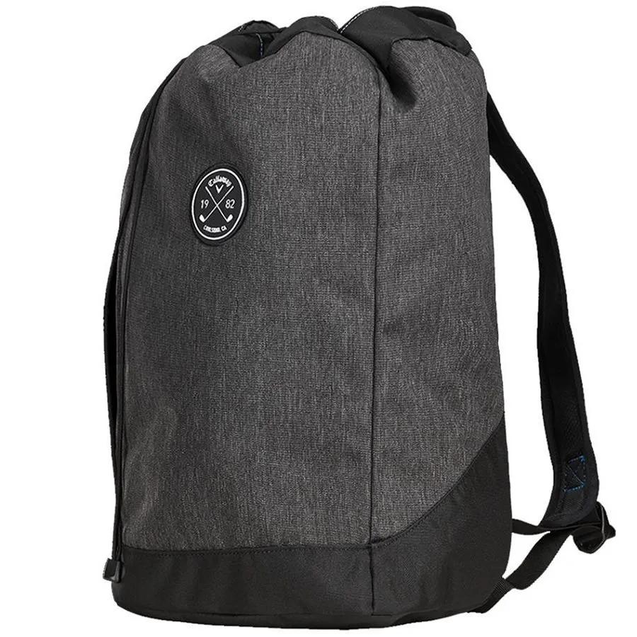 Callaway Clubhouse Drawstring Backpack - Black 4 Callaway Clubhouse Drawstring Backpack - Black - Image 2