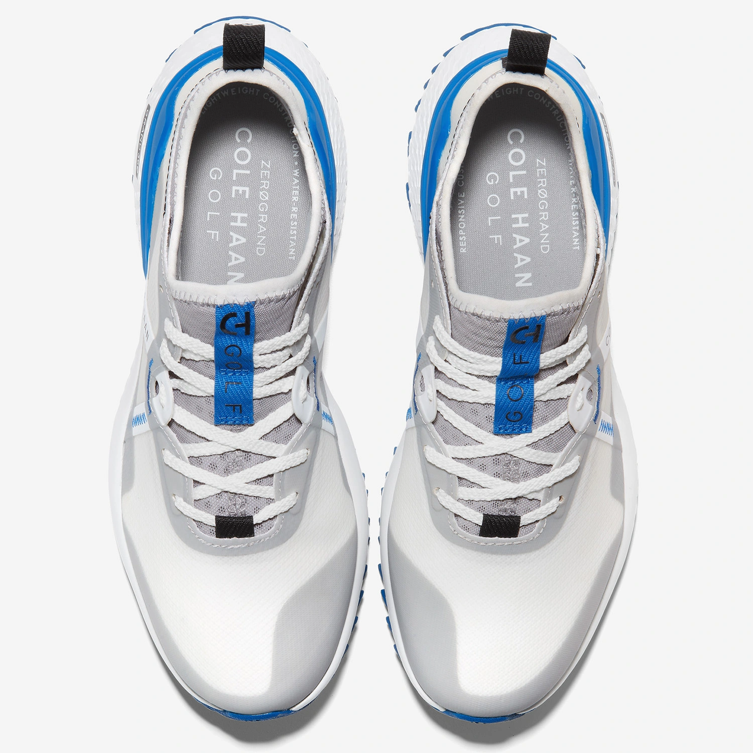 Cole Haan Zerogrand Overtake Golf Shoes - Microchip/Lapis Blue/Optic White 6 Cole Haan Zerogrand Overtake Golf Shoes - Microchip/Lapis Blue/Optic White - Image 4