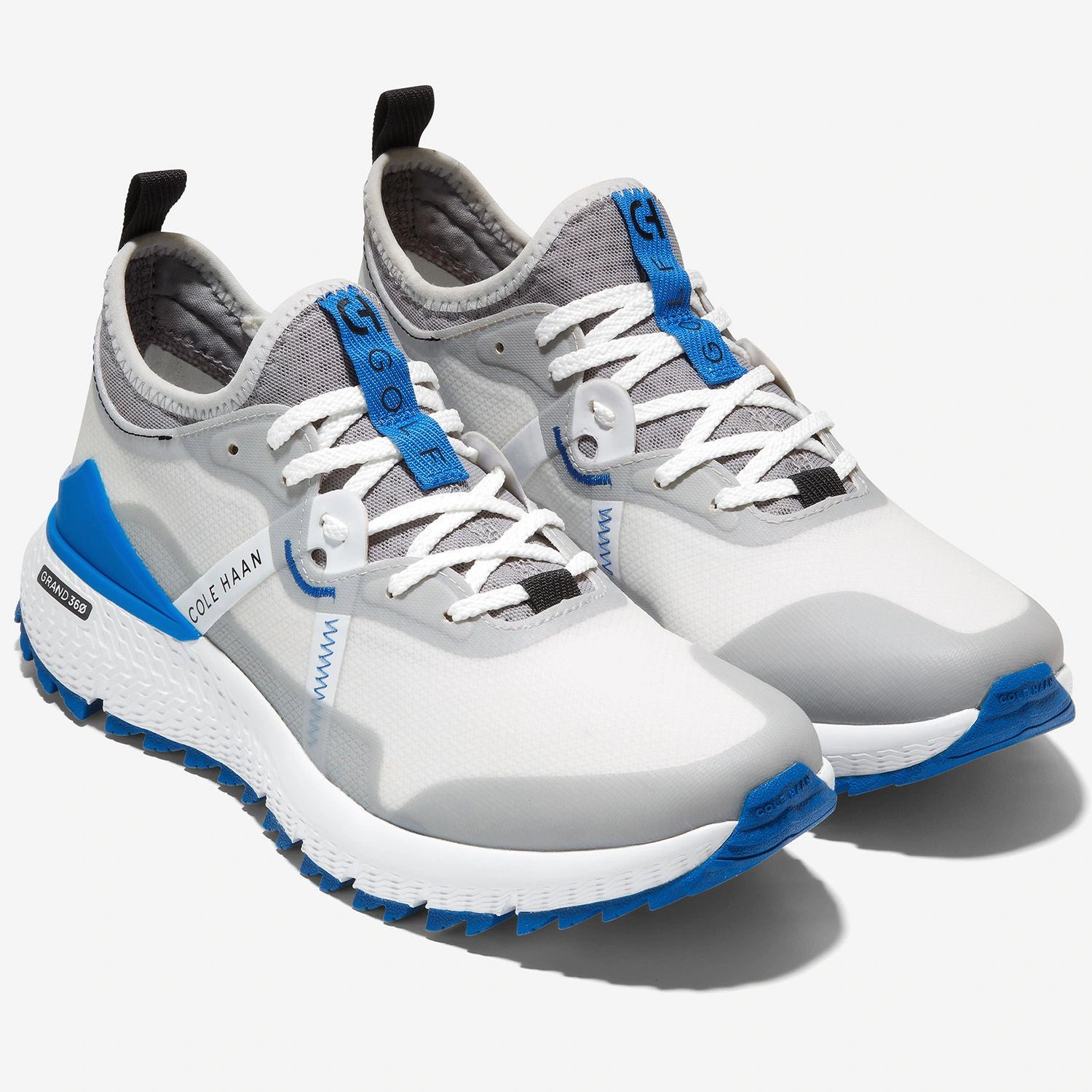 Cole Haan Zerogrand Overtake Golf Shoes - Microchip/Lapis Blue/Optic White 7 Cole Haan Zerogrand Overtake Golf Shoes - Microchip/Lapis Blue/Optic White - Image 5
