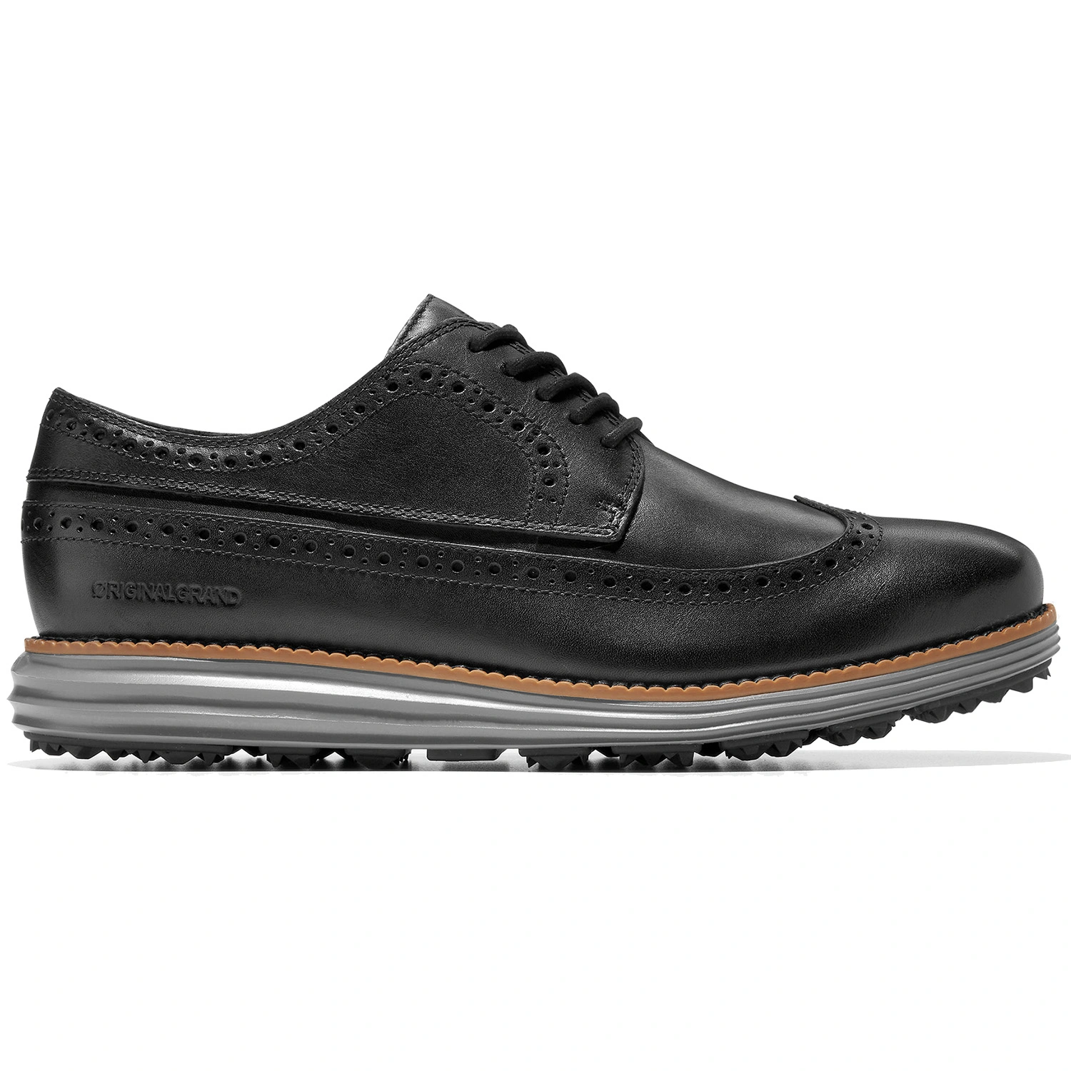 Cole Haan Original Grand Wing Ox Golf Shoes - Black/Natural/Quiet Shade 3 Cole Haan Original Grand Wing Ox Golf Shoes - Black/Natural/Quiet Shade