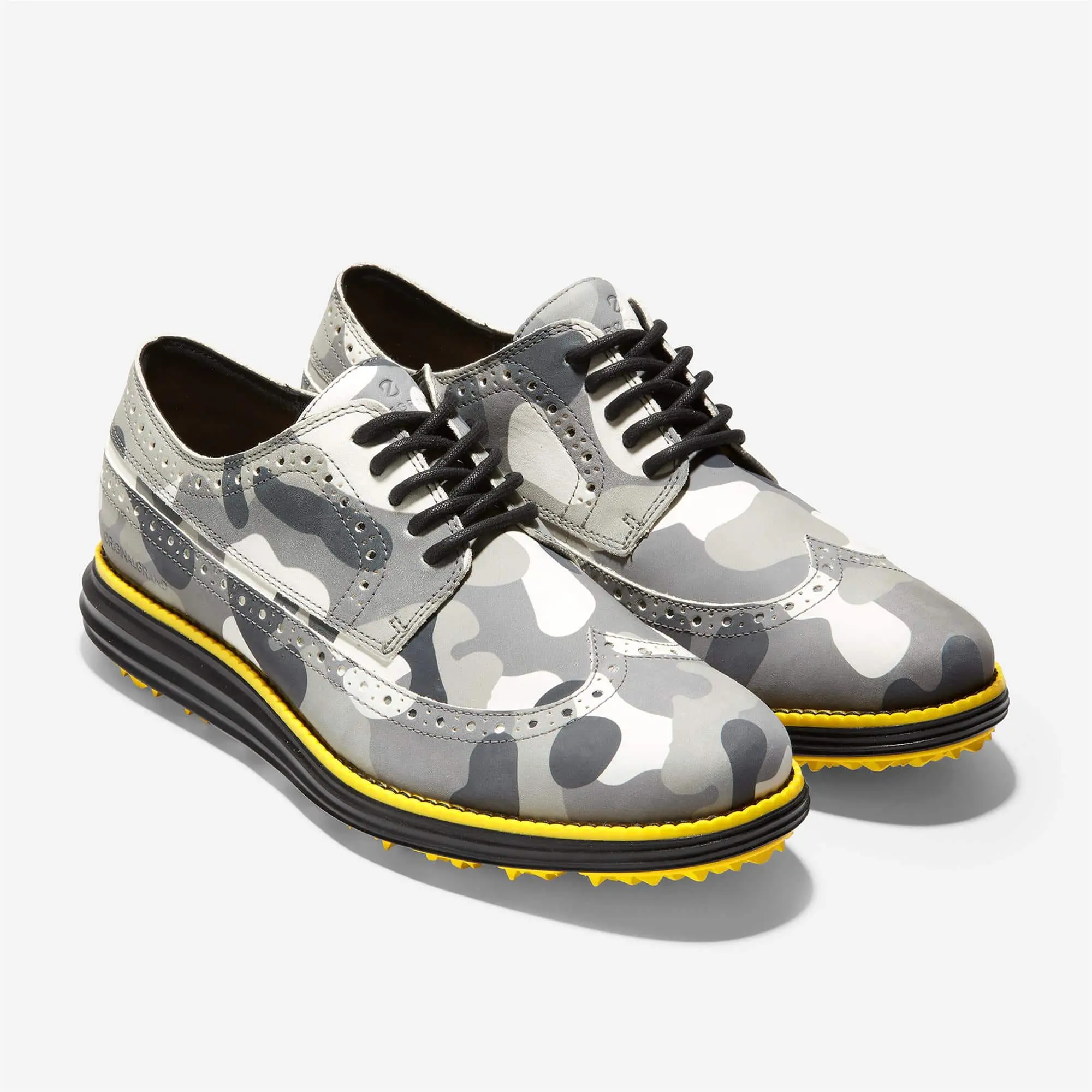 Cole Haan Original Grand Wing Ox Golf Shoes - Grey Camo 8 Cole Haan Original Grand Wing Ox Golf Shoes - Grey Camo - Image 6