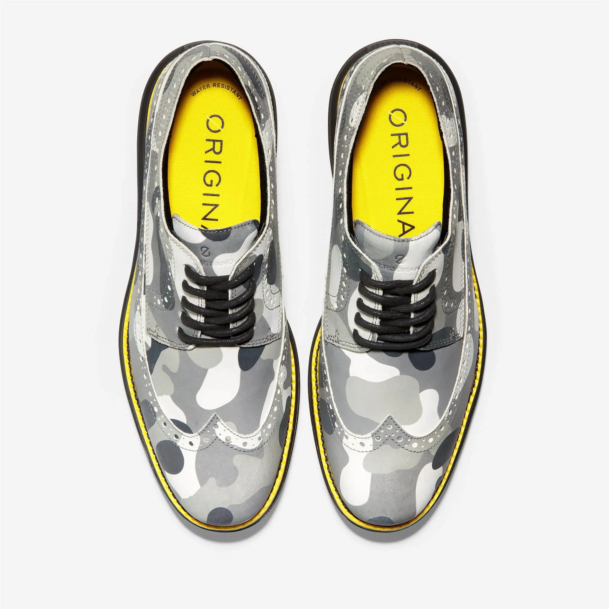Cole Haan Original Grand Wing Ox Golf Shoes - Grey Camo 7 Cole Haan Original Grand Wing Ox Golf Shoes - Grey Camo - Image 5