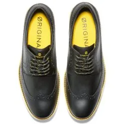 Cole Haan Original Grand Wing Ox Golf Shoes - Black/White -All Wedges Shop colehaan originalgrand wingox black 3