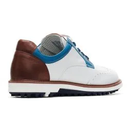 Duca Del Cosma Eldorado Golf Shoes -All Wedges Shop ducadelcosma eldorado whitebluecognac 3