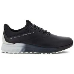 ECCO S Three Golf Shoes - Black/Concrete