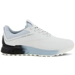 ECCO S Three Golf Shoes - White/Black/Air