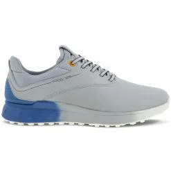 ECCO S Three Golf Shoes - Concrete/Retro Blue