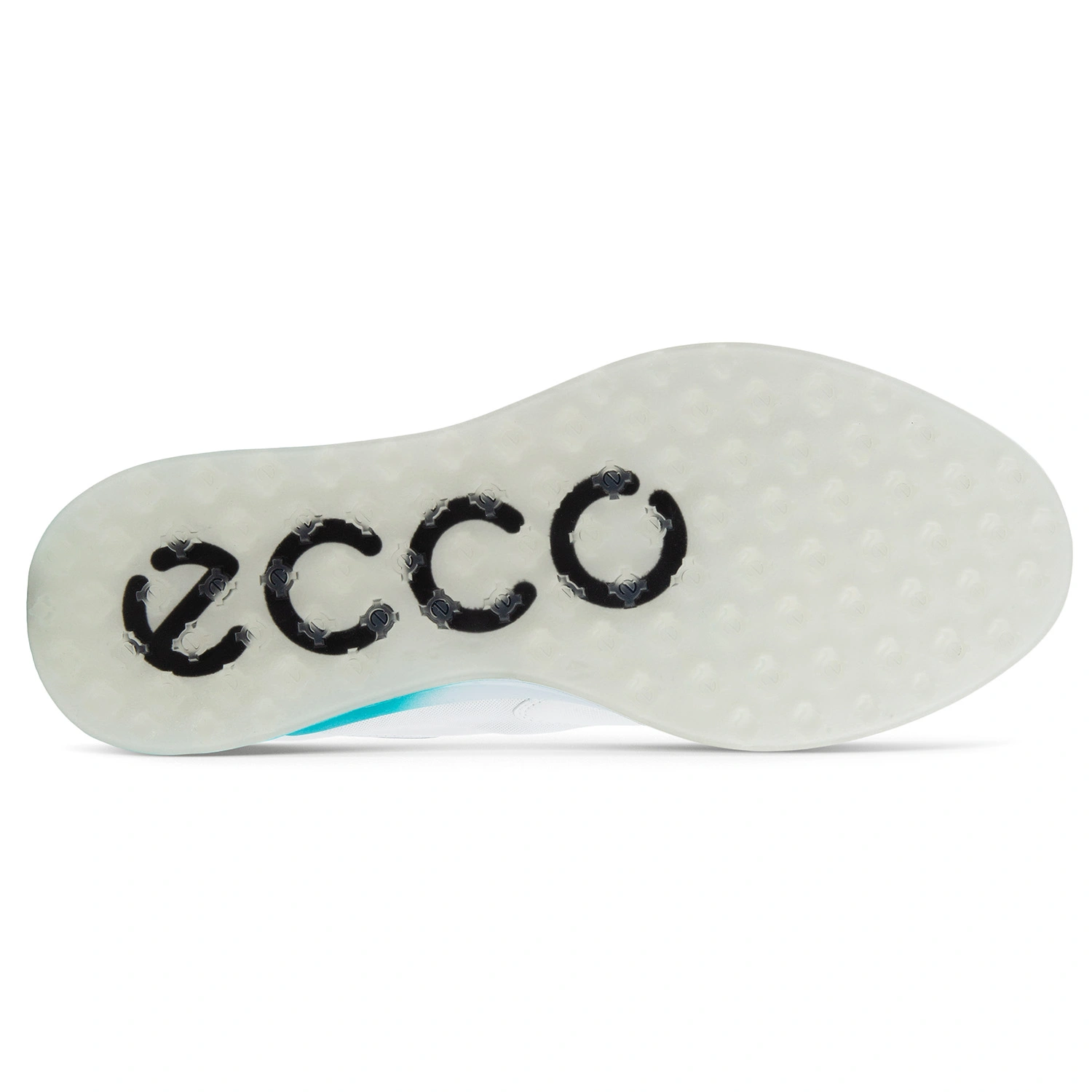 ECCO S Three BOA Golf Shoes - White/Caribbean/Concrete 4 ECCO S Three BOA Golf Shoes - White/Caribbean/Concrete - Image 2