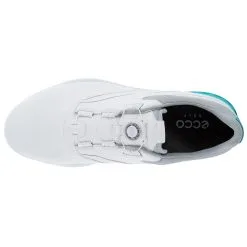ECCO S Three BOA Golf Shoes - White/Caribbean/Concrete 12 ECCO S Three BOA Golf Shoes - White/Caribbean/Concrete -All Wedges Shop ecco 102954 60628 9