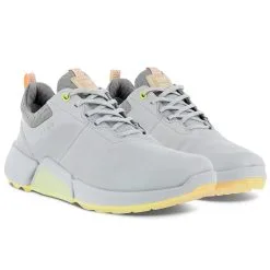 ECCO Biom Hybrid 4 Ladies Golf Shoes - Concrete/Peach Nectar 17 ECCO Biom Hybrid 4 Ladies Golf Shoes - Concrete/Peach Nectar -All Wedges Shop ecco 108203 60360 6