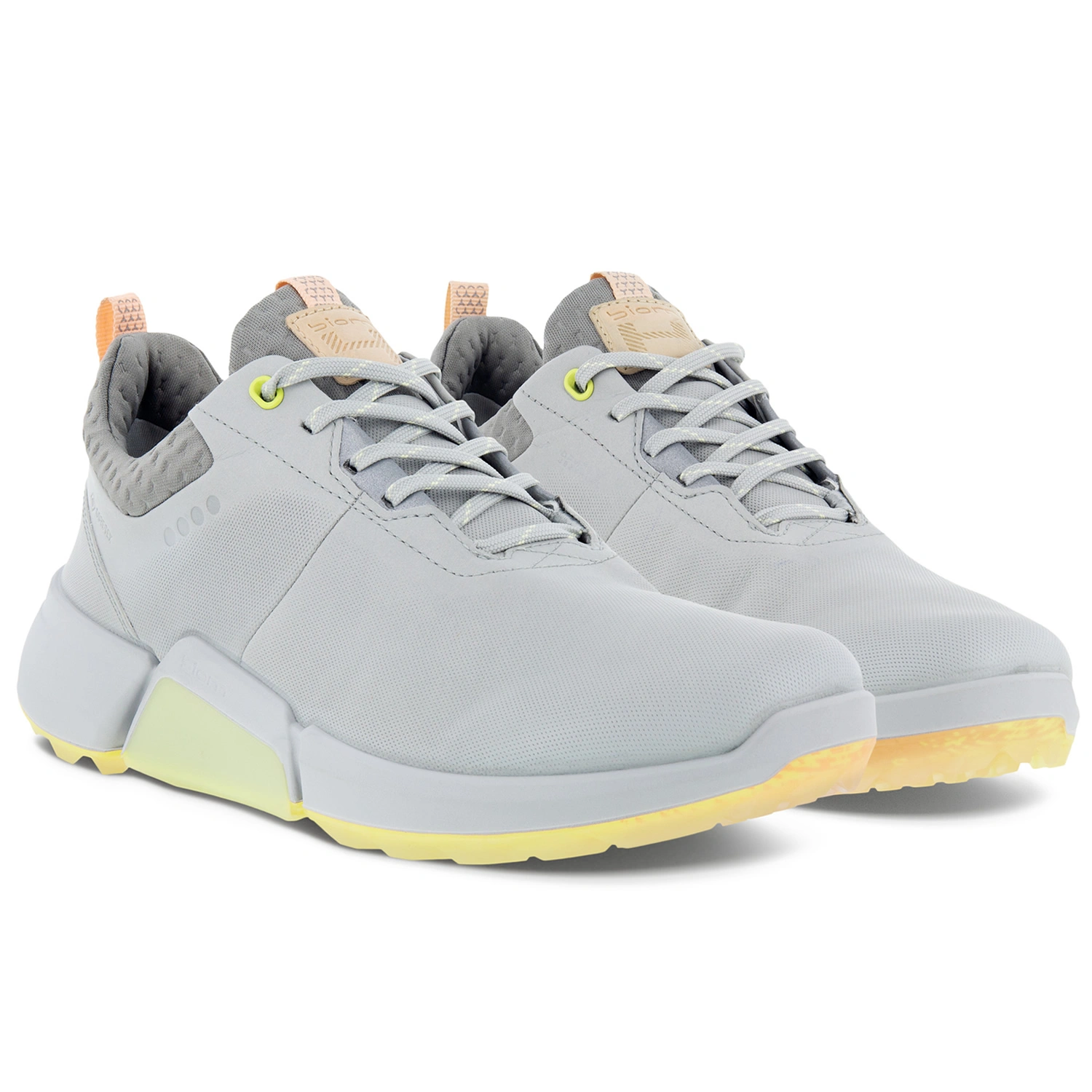 ECCO Biom Hybrid 4 Ladies Golf Shoes - Concrete/Peach Nectar 10 ECCO Biom Hybrid 4 Ladies Golf Shoes - Concrete/Peach Nectar - Image 8