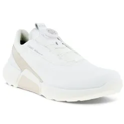 ECCO Biom H4 BOA Gore-Tex Golf Shoes - White/Gravel -All Wedges Shop ecco 108504 58336 4