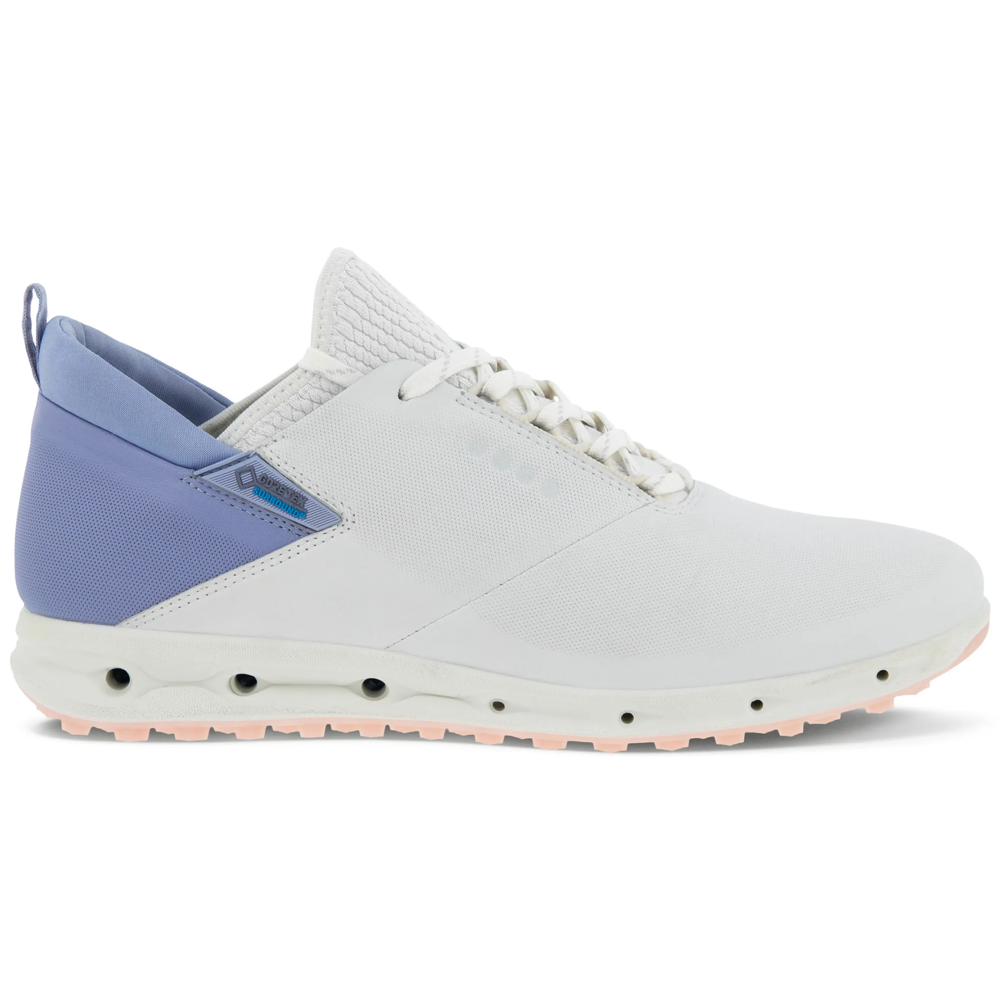 Ecco Cool Pro Ladies Golf Shoes - White/Eventide 3 Ecco Cool Pro Ladies Golf Shoes - White/Eventide