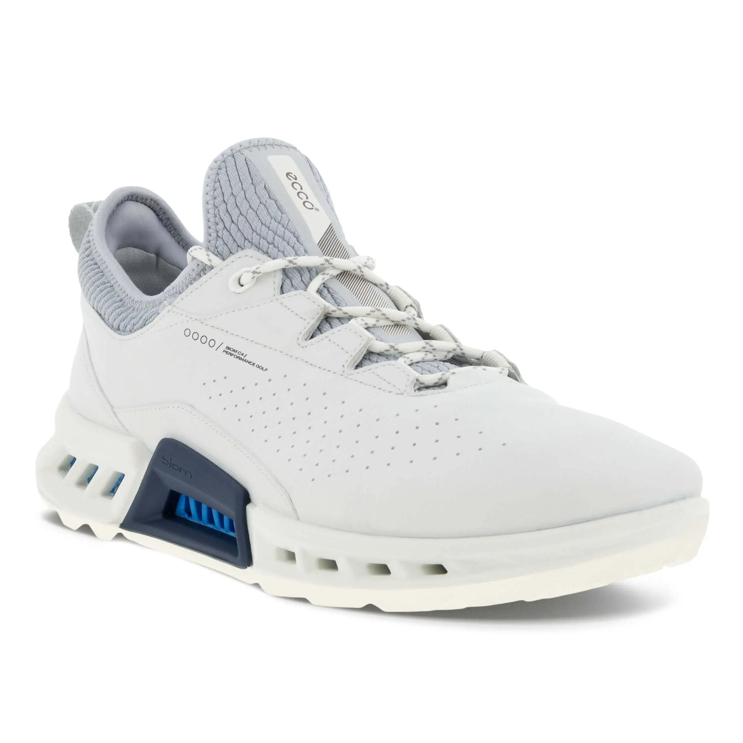 ECCO Biom C4 Golf Shoes - White/Concrete 9 ECCO Biom C4 Golf Shoes - White/Concrete - Image 7