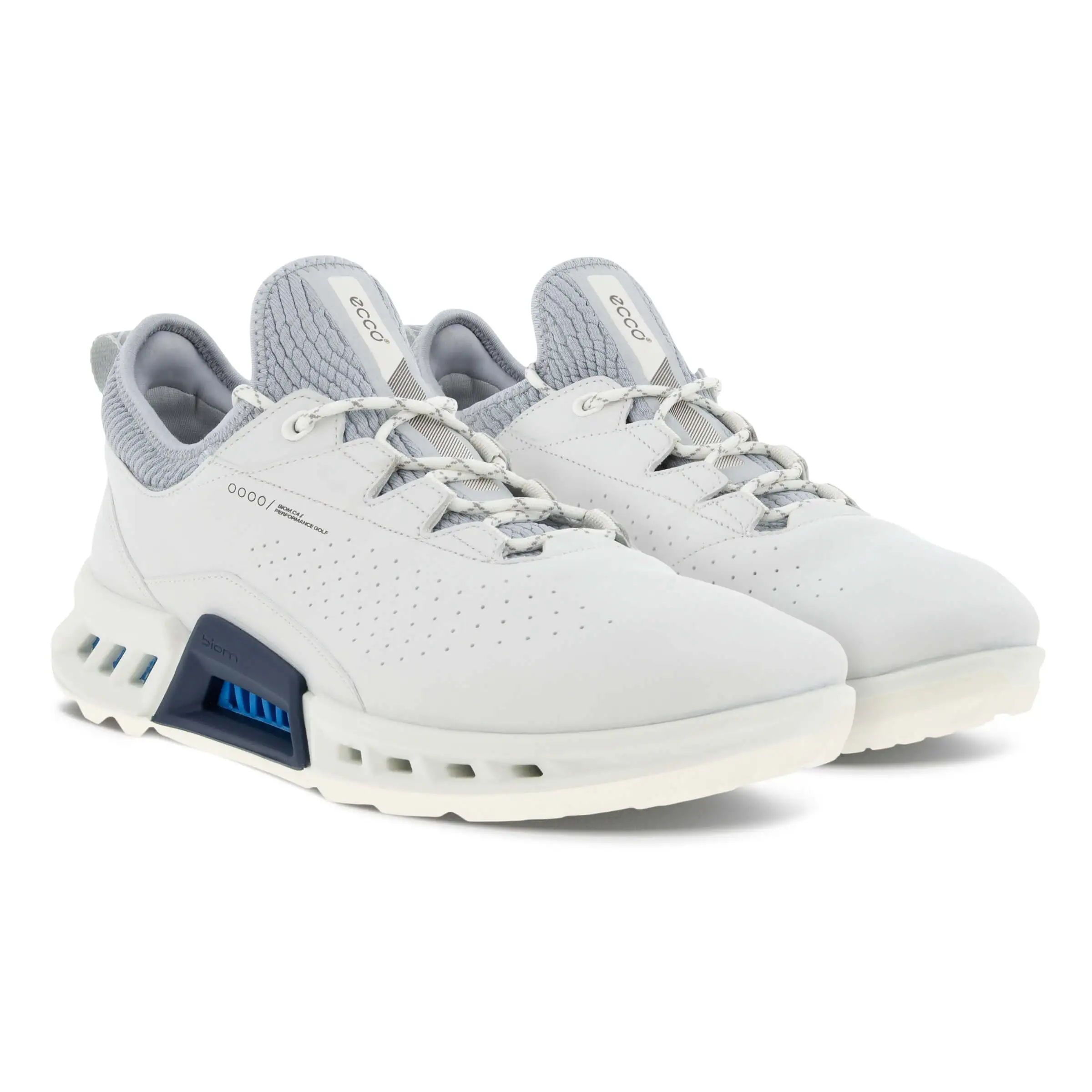 ECCO Biom C4 Golf Shoes - White/Concrete 10 ECCO Biom C4 Golf Shoes - White/Concrete - Image 8