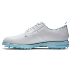 FootJoy Premiere Series Pastel Pack Golf Shoes - #54392 Pastel White/Baby Blue -All Wedges Shop fj pastels pastelwhitebabyblue 3