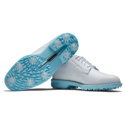 FootJoy Premiere Series Pastel Pack Golf Shoes - #54392 Pastel White/Baby Blue -All Wedges Shop fj pastels pastelwhitebabyblue 6