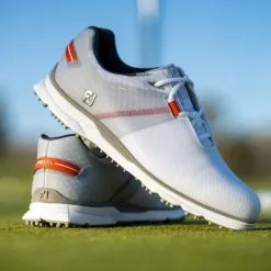 FootJoy Pro SL Sport Golf Shoes - #53853 White/Grey/Orange -All Wedges Shop footjoy 53853 3
