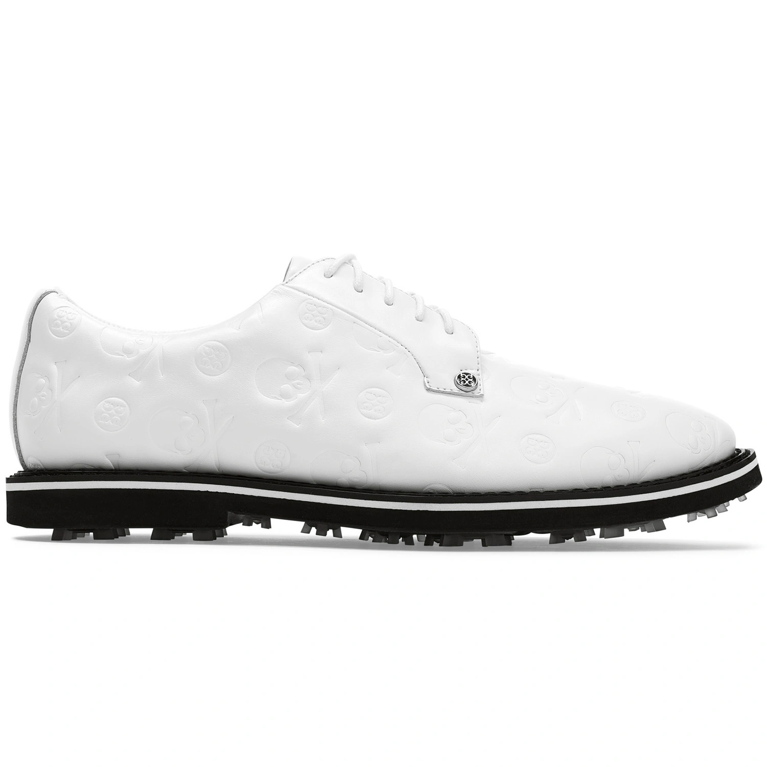 G/FORE Debossed Gallivanter Golf Shoes - Snow/Onyx 3 G/FORE Debossed Gallivanter Golf Shoes - Snow/Onyx