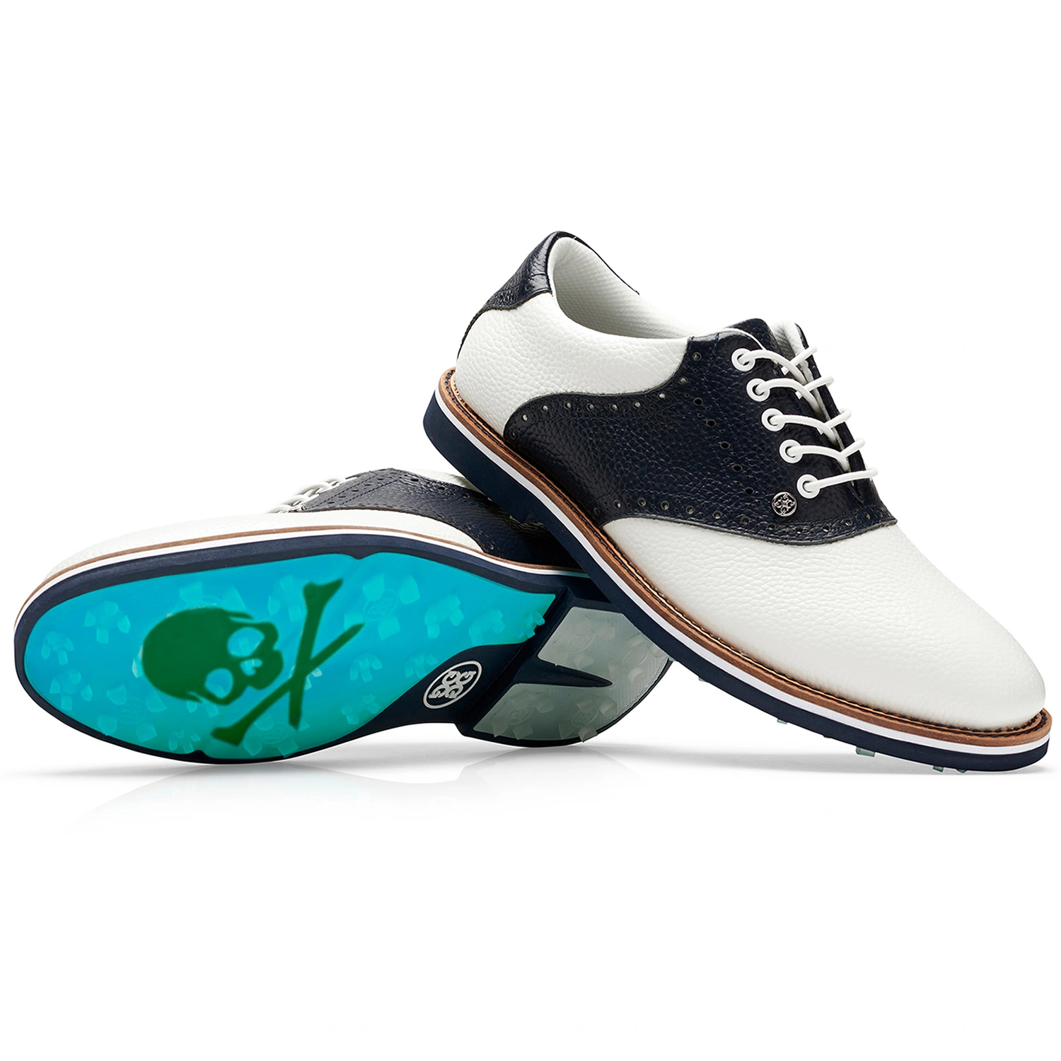 G/FORE Saddle Gallivanter Golf Shoes - Snow/Twilight 6 G/FORE Saddle Gallivanter Golf Shoes - Snow/Twilight - Image 4