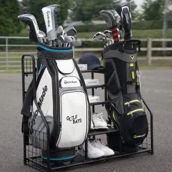 Golfbays Dual Bag Display Storage Organiser -All Wedges Shop golfbays dualbag display storage organiser 3
