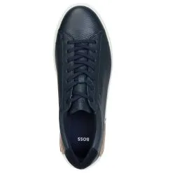 BOSS Clint Tenn Trainers - Dark Blue 401 -All Wedges Shop hugoboss Clint20Tenn20gr20dark20blue 4