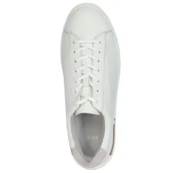 BOSS Clint Tenn Trainers - Open White 120 -All Wedges Shop hugoboss Clint20Tenn20gr20open20white 4
