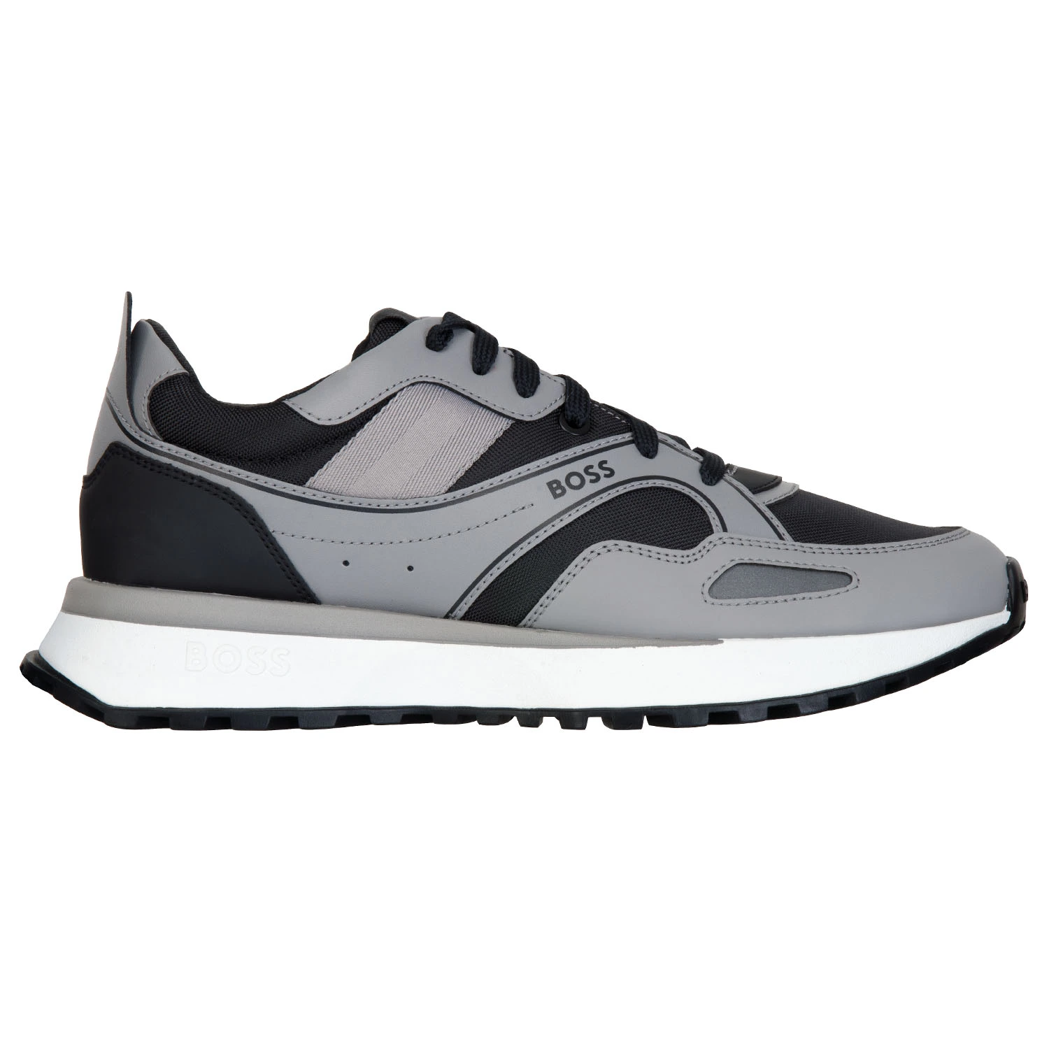 BOSS Jonah Runn Trainers - Charcoal 010 3 BOSS Jonah Runn Trainers - Charcoal 010