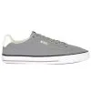 BOSS Aiden Canvas Trainers - Silver 2 BOSS Aiden Canvas Trainers - Silver -All Wedges Shop hugobossAW22 Aiden20tenn20silver 1