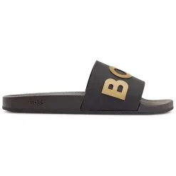 BOSS Bay Sliders - Black/Gold 007