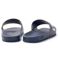 BOSS Bay Sliders - Navy/White 405 -All Wedges Shop hugobossAW22 slider navywhite 4