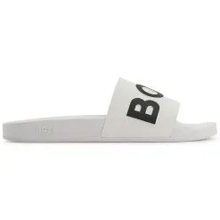 BOSS Bay Sliders - White/Black 001