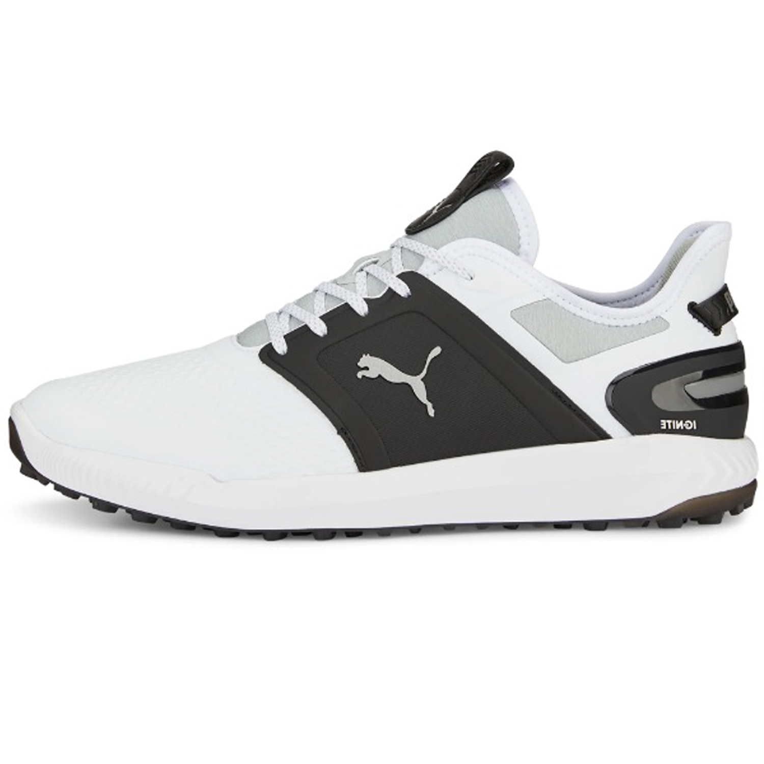 PUMA IGNITE ELEVATE Golf Shoes - Puma White/Puma Black/Puma Silver 3 PUMA IGNITE ELEVATE Golf Shoes - Puma White/Puma Black/Puma Silver