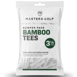 Masters Bamboo Golf Tees White - 3.25'' / 83mm Long - Pack Of 85