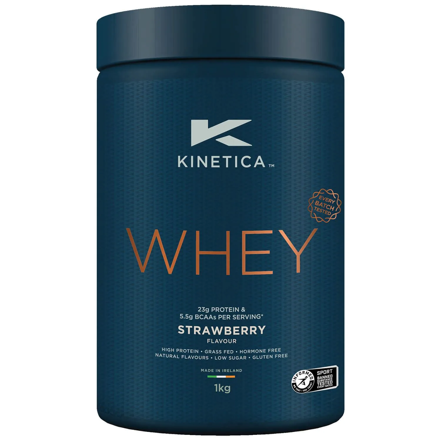Kinetica Whey Protein 1kg - Strawberry 3 Kinetica Whey Protein 1kg - Strawberry