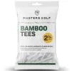 Masters Bamboo Golf Tees White - 2.75'' / 70mm Long - Pack Of 20