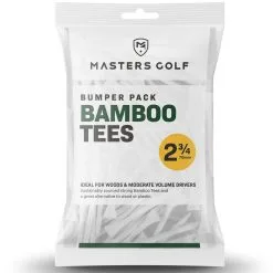 Masters Bamboo Golf Tees White - 2.75'' / 70mm Long - Pack Of 110