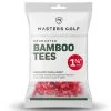 Masters Bamboo Graduated Golf Castle Tees Red -All Wedges Shop masters castle tees wooden red2028129
