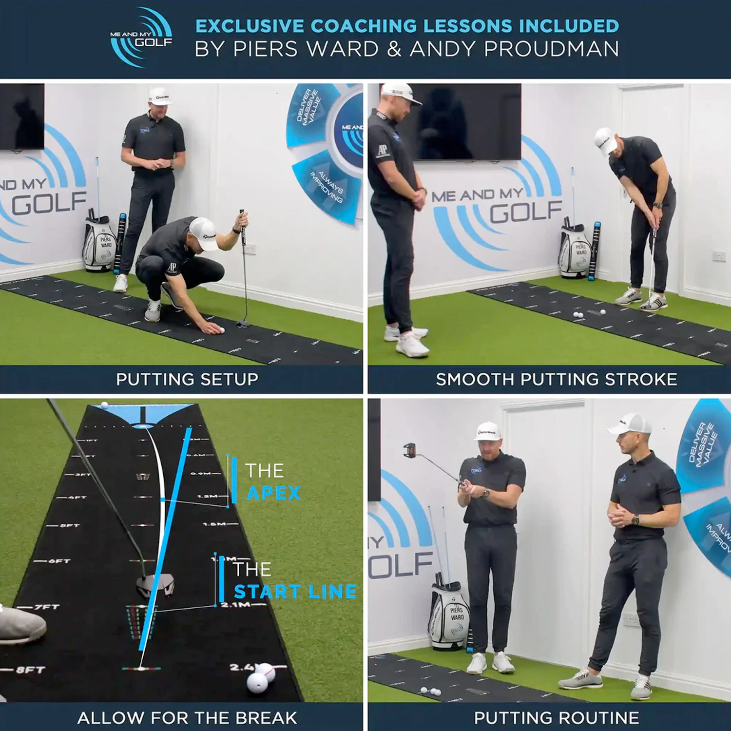 Me And My Golf Breaking Ball Practice Putting Mat 9 Me And My Golf Breaking Ball Practice Putting Mat - Image 7