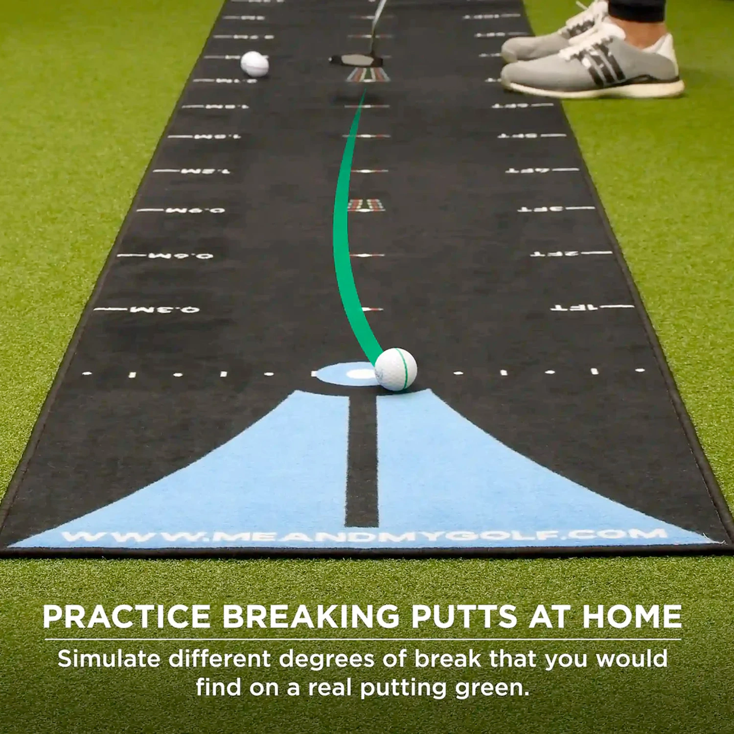 Me And My Golf Breaking Ball Practice Putting Mat 5 Me And My Golf Breaking Ball Practice Putting Mat - Image 3