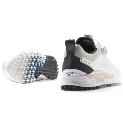 Mizuno GENEM WG BOA Golf Shoes - White/Black -All Wedges Shop mizuno genem WG Boa golfshoes black 4