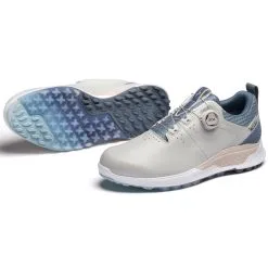 Mizuno GENEM WG BOA Golf Shoes - Grey/China Blue -All Wedges Shop mizuno genem WG Boa golfshoes grey 2