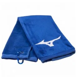 Mizuno RB Tri-Fold Golf Towel - Blue/White
