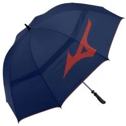 Mizuno Tour Twin Canopy Golf Umbrella - Navy/Red