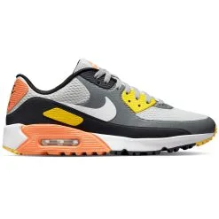 Nike Air Max 90 G Golf Shoes - Smoke Grey/White/Black/Grey Fog