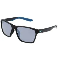 Nike Maverick S Sunglasses - Black With Grey/Silver Flash Lenses