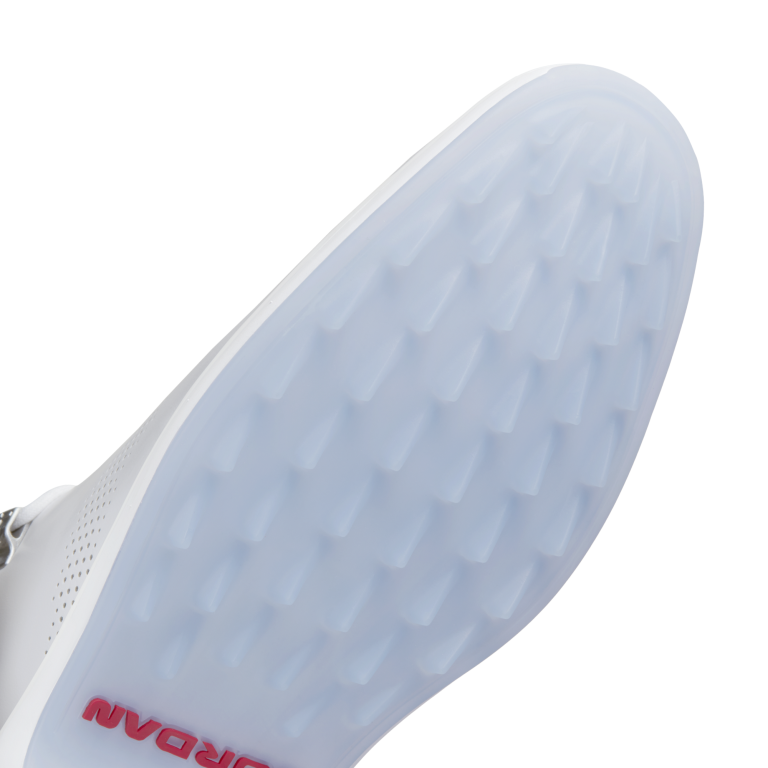 Nike Jordan ADG 4 Golf Shoes - White/Black/Pure Platinum/Fire Red 11 Nike Jordan ADG 4 Golf Shoes - White/Black/Pure Platinum/Fire Red - Image 9